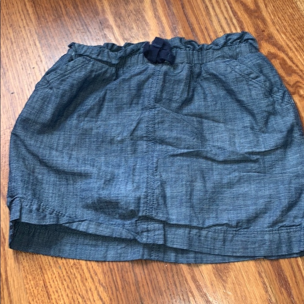 Cute denim skort!